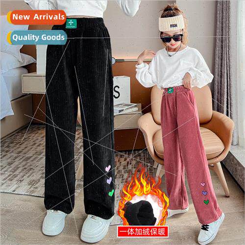 Girls pants fall and winter dress 适用eign- padded and thick