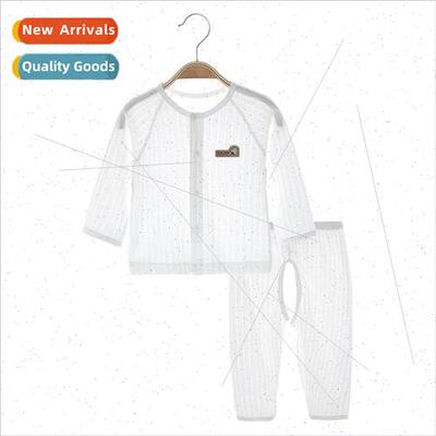 Baby open crotch pants suit summer underwear baby air condit