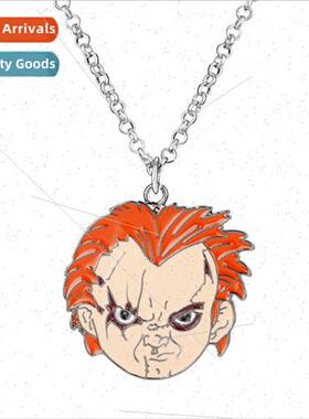 Movie and TV  Bride of Chucky ghost baby bride necklace keyc