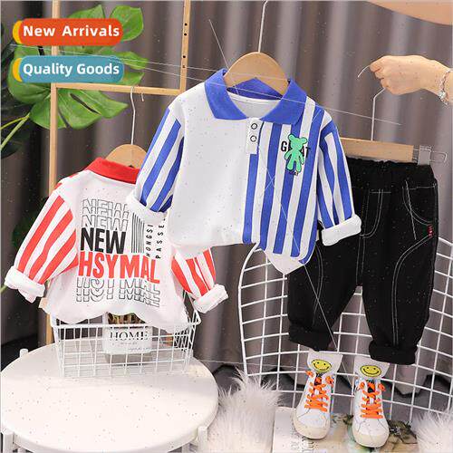 Boys shirt suit men and women baby guard pants Yanqi spring