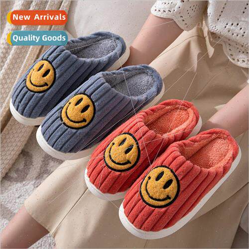 Cixi Uno 2022 new new bottom cotton slippers cartoon smiley