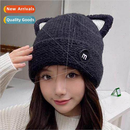 Autumn and winter padded warm ear protection cap female Kore