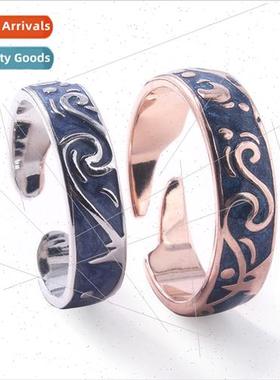 Valentines Day  Van Gogh Starry ght Couple Rings Couple Fash