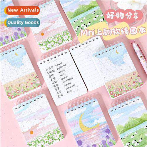 Ufan a7 soft coil notebook cute cartoon mini portable pocket