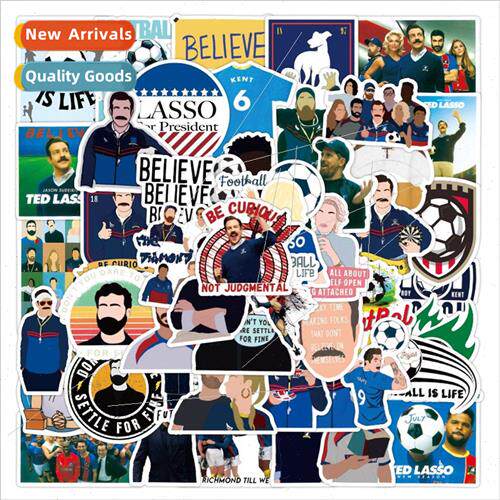 50 new American drama soccer coach graffiti stickers car lug