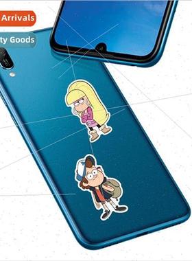 New 50 grotesque town cute cartoon girl heart cell phone dia