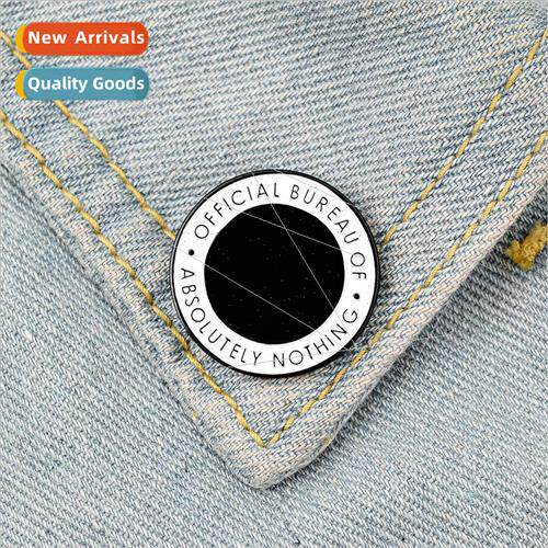 Creative personalized oil drop brooch badge Creative English