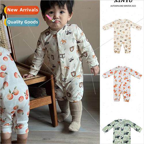 Autumn and winter  baby a class onesie ins wind baby organic