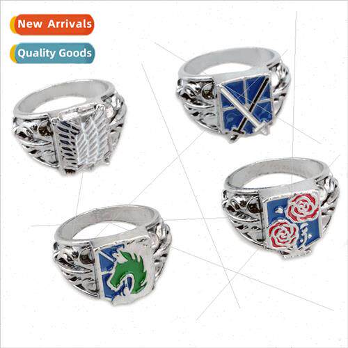 Anime Attack on Titan dom Wing Alloy Ring Ring