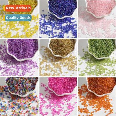 2-4mm glass colorful rice beads loose beads beading accessor