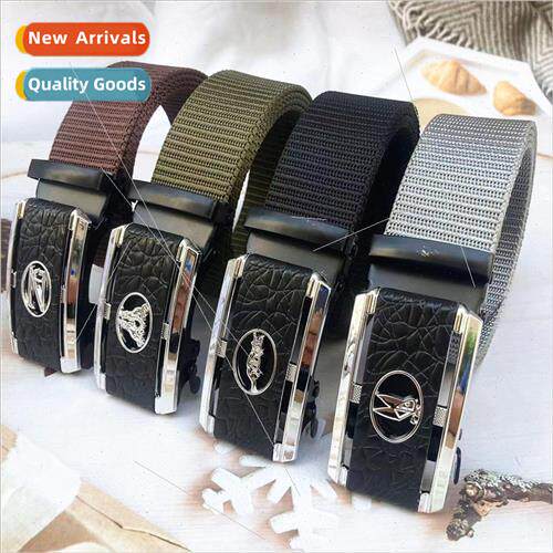 Belt lver Black Face Hollowed Toothless Automatic Imitation