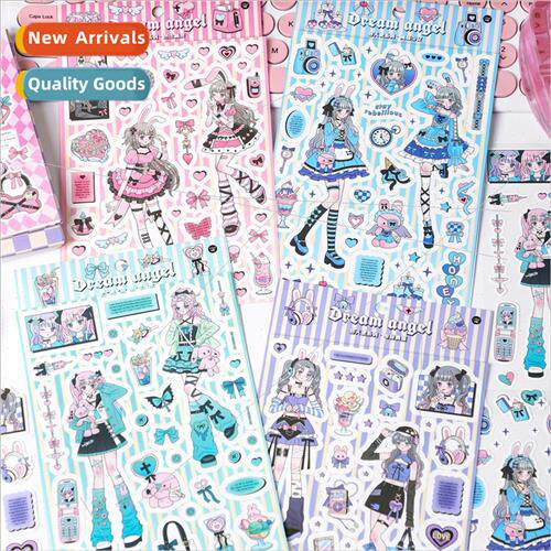 Dream Angel Series Stickers Cute Sweet Cool Characters Wear