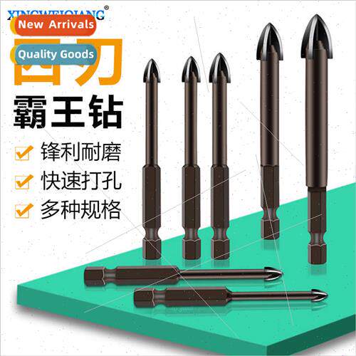 Alloy Triangle Drill Bit Hexagonal Cross Tile Drill Bit Glas