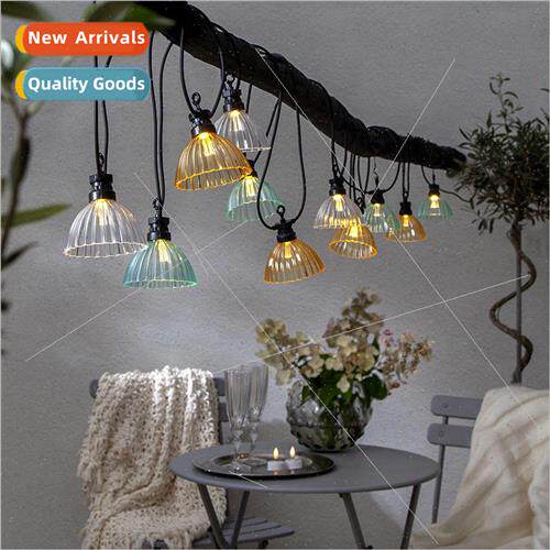 Solar LED ght String Outdoor Camping Ambient Shade ght Strin