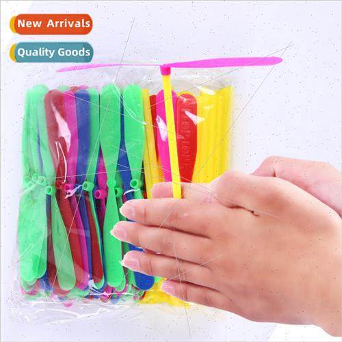 16.8CM hand rubbed bamboo dragonfly/square night market flyi