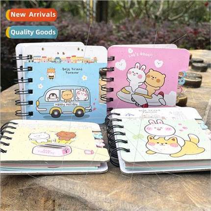 Creative doughnut family corner animal book cartoon coil boo