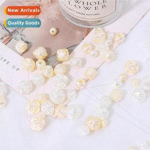 imitation rose pearl spacer material Vintage beads acrylic
