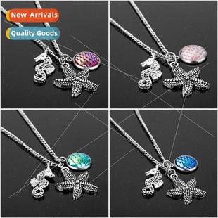 Seahorse Starfish Fish 2018 Time Jewelry Scale Gemstone New