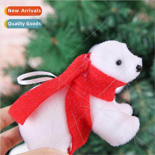 New Christmas pendant Christmas e cute bib foam bear pendant