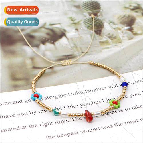 Japan and  Korea simple ins bohemian wind natural crushed st
