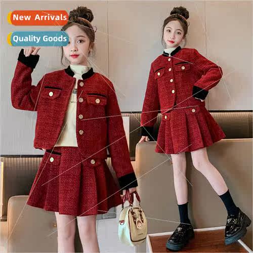 Girls small fragrant wind set of fall and winter  of childre