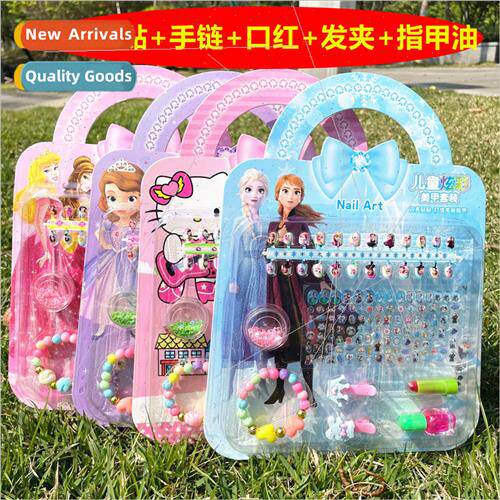 Creative childrens suction card nail nail stickers hair clip