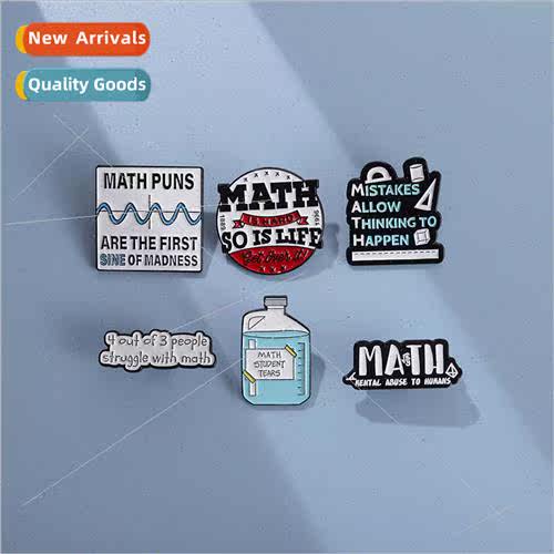 English high-grade letters alloy brooch ins personalized fun