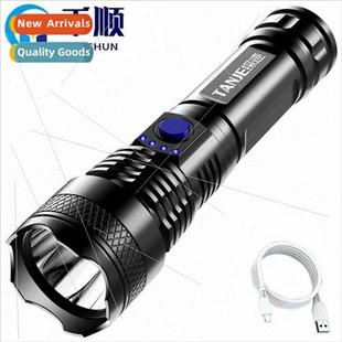 flashlight 适用ces strong light rechargeable led usb special