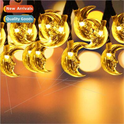 Solar ght String 30LED Moon Old Man String ghts Rainproof Ou