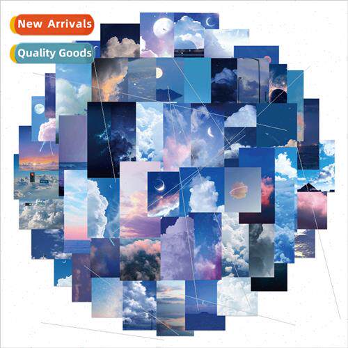 50 Cure  starry sky clouds stickers personalized decorative
