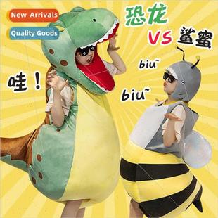 Sharkbee Doll Clothes Childrens Day Dinosaur Costume Creativ