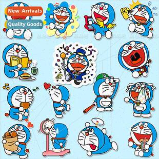 Doraemon cartoon stickers Tinkerbell cat electric car sticke