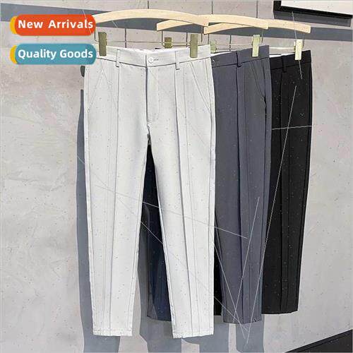 Suit pants mens business light familiar wind fall Slim strai