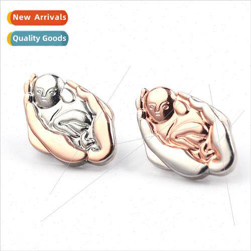 Womb Soon To Be Born Baby Brooch Metal Brooch Bags Accessori