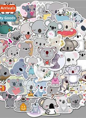 50 pcs of cute koala wombat doodle stickers DIY luggage skat