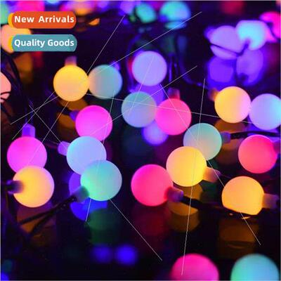 Outdoor Camping Tent Waterproof led Solar Frosted Orb String