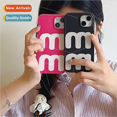 Pink double m letters IPhon14ProMax photo frame Apple 13/12图片