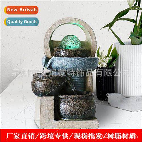 Water fountain resin fountain feng shui ball feng shui wheel