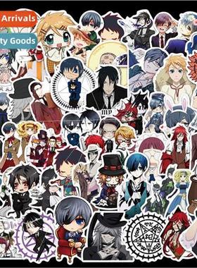 50 Japanese anime black deacon graffiti stickers personalize