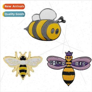 brooch bee cute badge pin drop oil kinds creative New