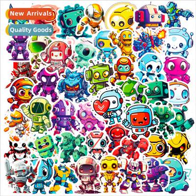 50 cartoon energizer robot stickers creative kids cartoon ro