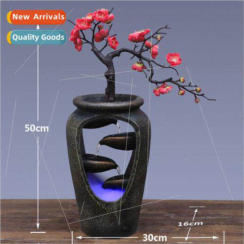 New vase flowing fountain modern bonsai   ornament L29