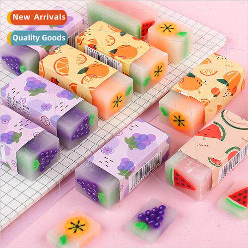Fruit slice eraser creative cartoon elementary school eraser