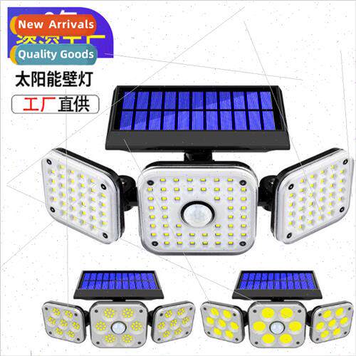 2022 Triple Solar ght LED Outdoor Waterproof Triple Wall ght