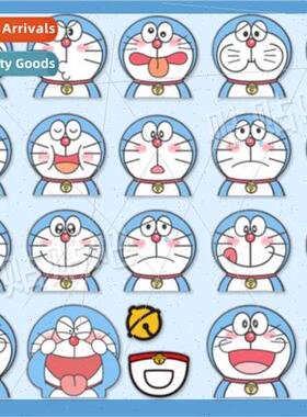 Doraemon car stickers electric motorcycle Tinkerbell cat scr