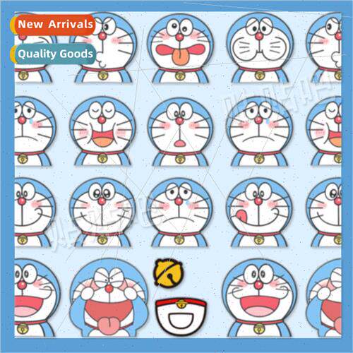 Doraemon car stickers electric motorcycle Tinkerbell cat scr