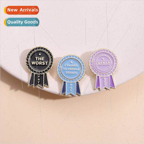 Creative Geometric Medal Pin Student Award Inspirational Met