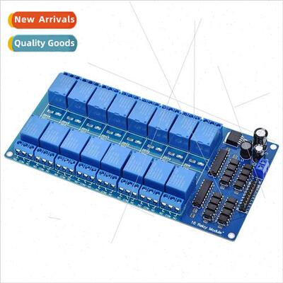 16 Road Relay Module Optocoupler Isolated High/Low Level Tri