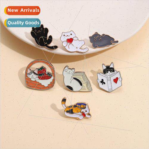 Shrimp new cartoon animal high-grade metal brooch cute desig