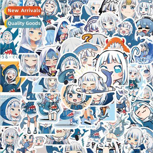 60 anime Hololive vtuber graffiti stickers laptop handbook b